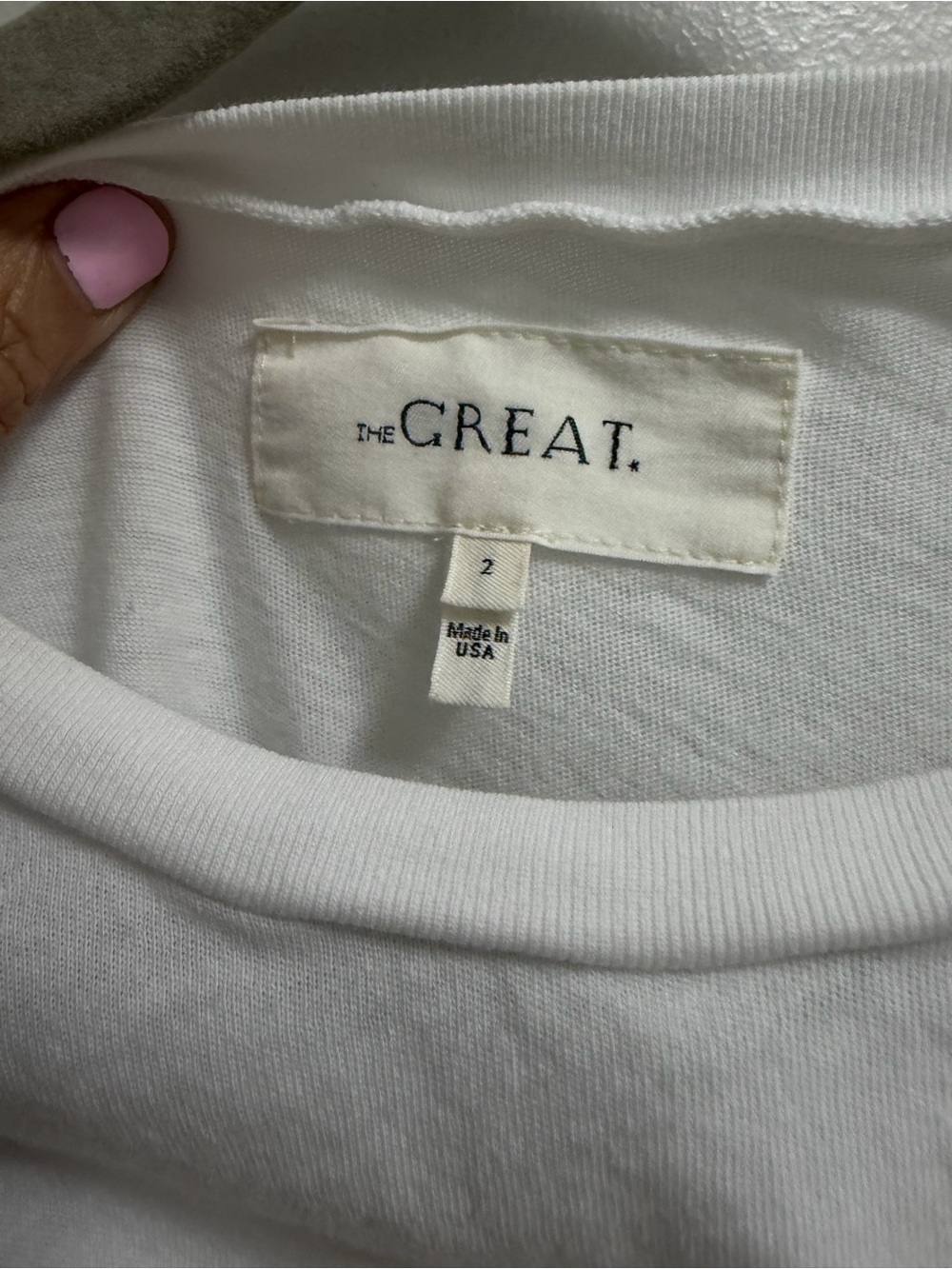 THE GREAT - THE PEAK SHOULDER TEE - Picture 8 of 8
